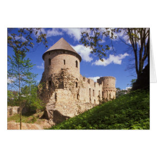 Castillo de Cesis en el centro de Letonia.