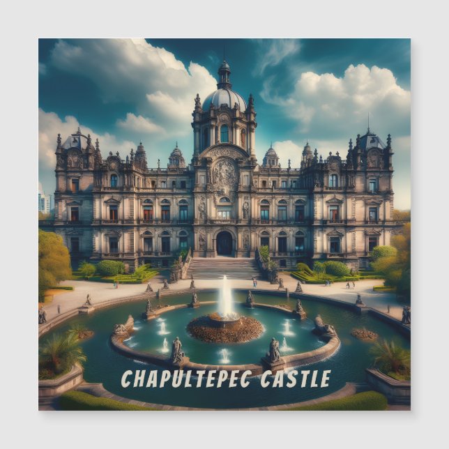 Castillo de Chapultepec Viaje de México (Anverso)