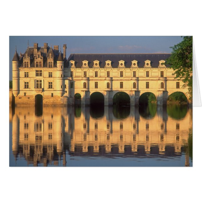 Castillo de Chenonceau, río Cher, Loir-et-Cher, (Anverso (Horizontal))