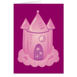 Castillo de cuento de hadas rosa