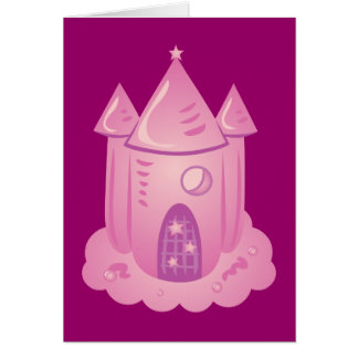 Castillo de cuento de hadas rosa