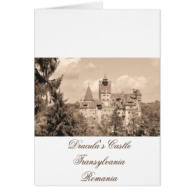 Castillo de Drácula en Transilvania, Rumania (Frente)