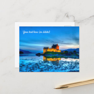 Castillo de Eilean Donan, Postal de Escocia