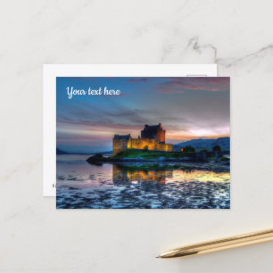 Castillo de Eilean Donan, postal de Escocia