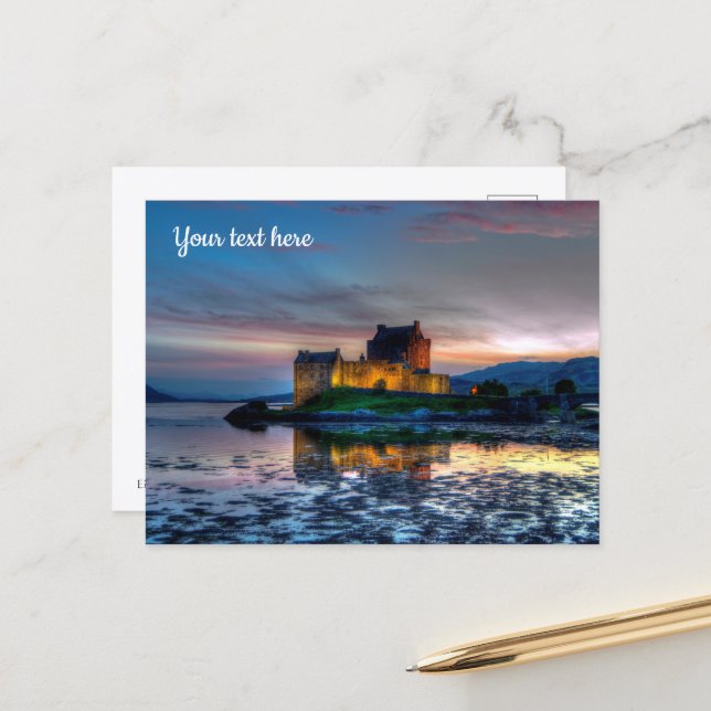Castillo de Eilean Donan, postal de Escocia (Anverso/Reverso In Situ)