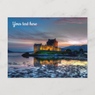 Castillo de Eilean Donan, postal de Escocia