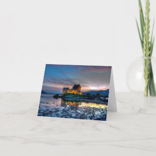 Castillo de Eilean Donan, tarjeta de felicitación 
