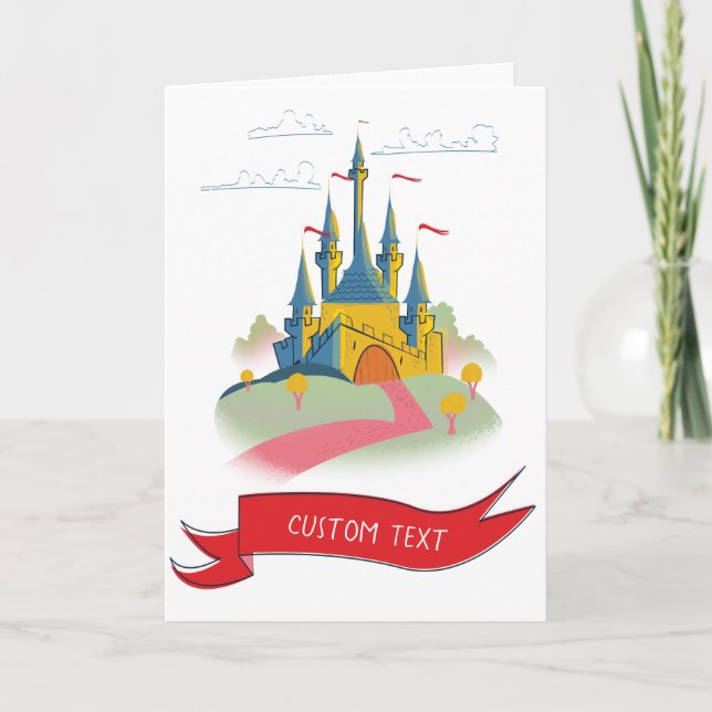 Castillo de Fantasía con Texto Personalizado (Anverso)
