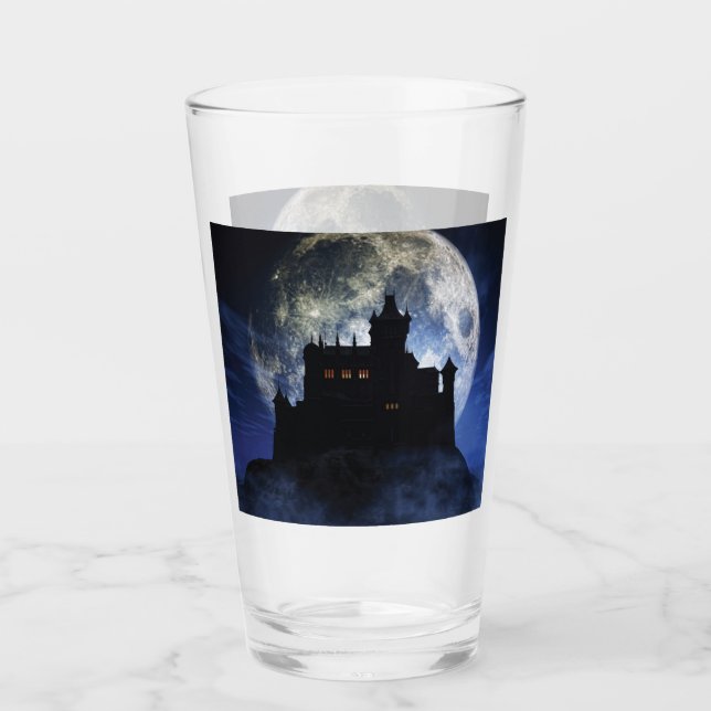 Castillo de fantasía durante la noche (Anverso)