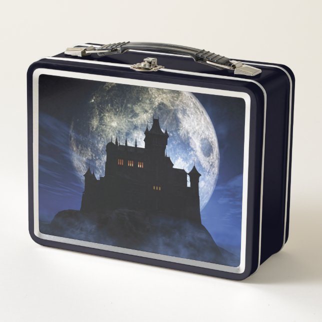 Castillo de fantasía durante la noche (Anverso)