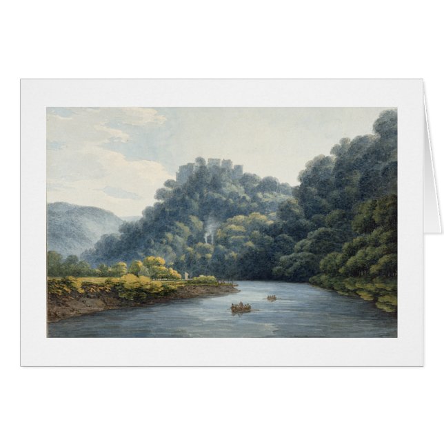 Castillo de Goodrich en la horqueta (w/c, pluma y (Anverso (Horizontal))