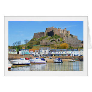 Castillo de Gorey, tarjeta de Jersey