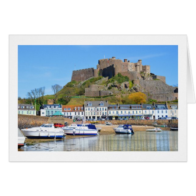 Castillo de Gorey, tarjeta de Jersey (Anverso (Horizontal))
