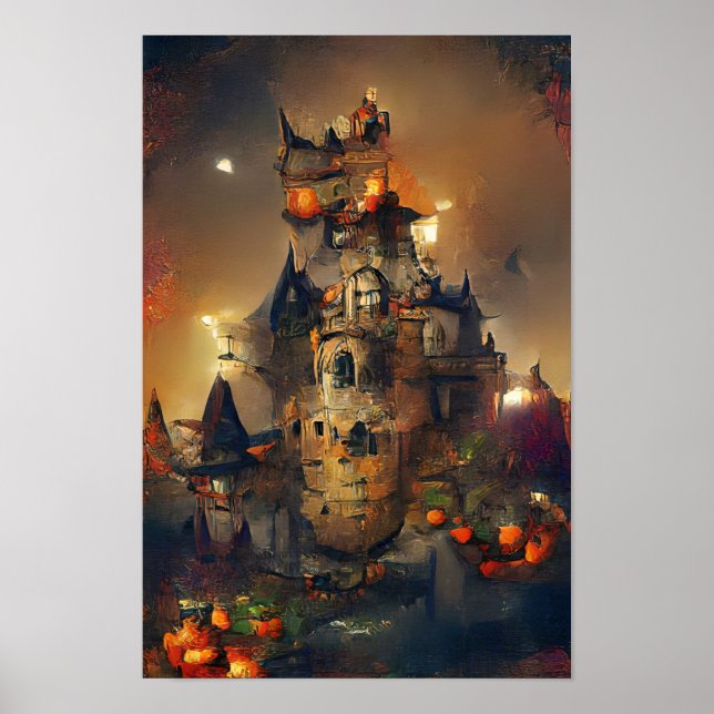 Castillo de Halloween, Manga de Arte Japonés (Frente)