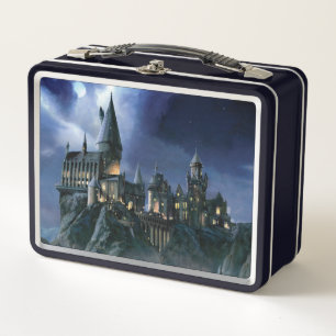 Castillo de Harry Potter Hogwarts iluminados por