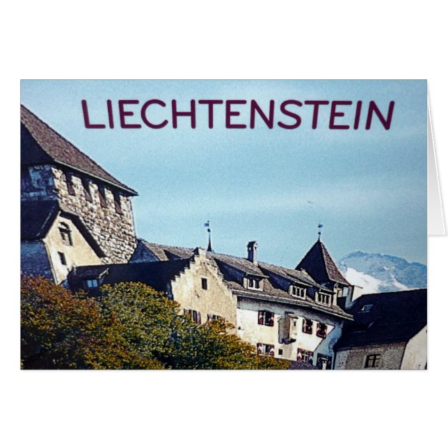castillo de liechtenstein (Anverso (Horizontal))