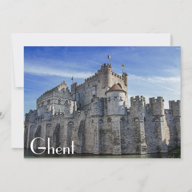 Castillo de los Condes en Gante. (Anverso)