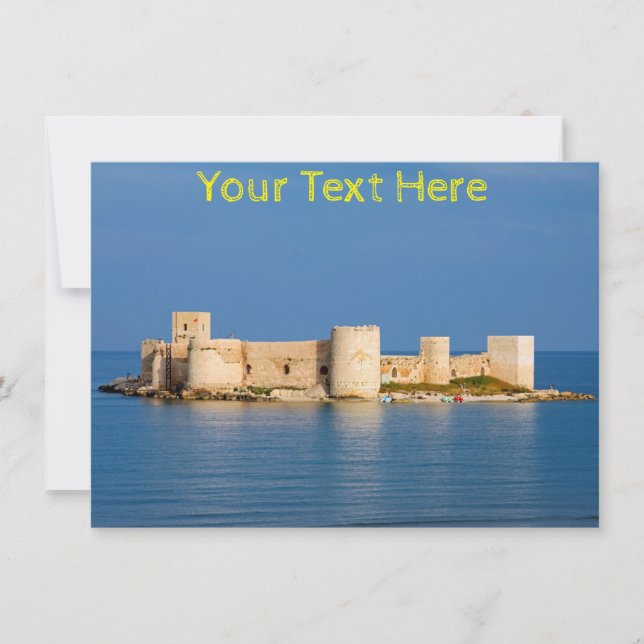 Castillo de Maiden personalizable, tarjeta de Turq (Anverso)