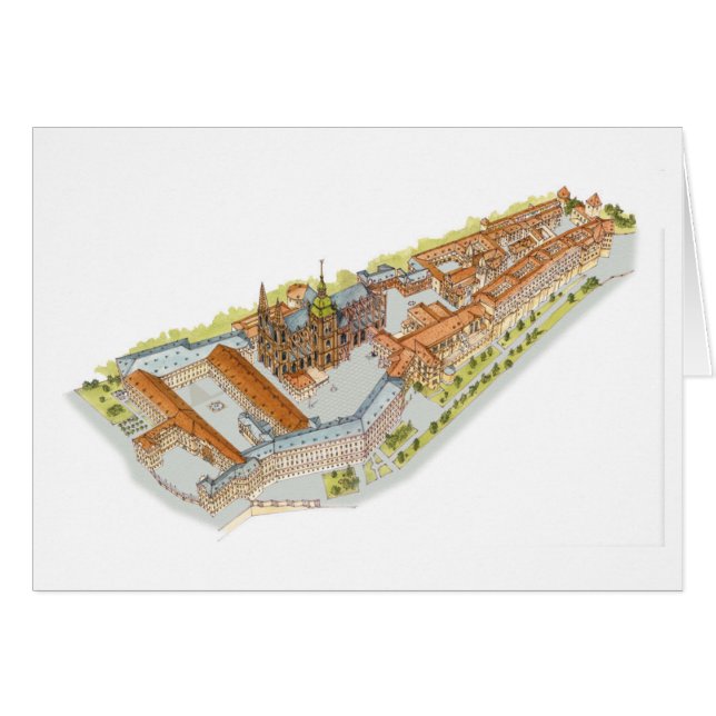 Castillo de Praga. República Checa de Praga (Anverso (Horizontal))