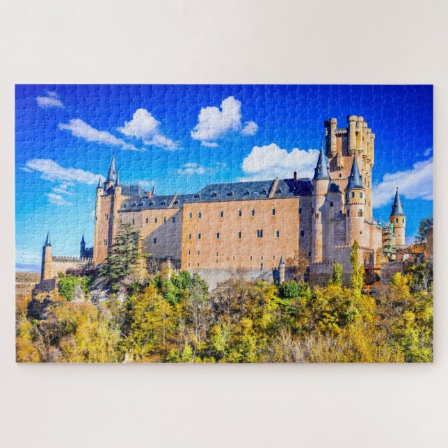 Castillo de Puzzle Segovia en España (Horizontal)