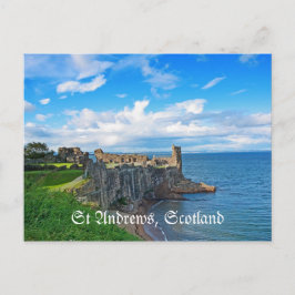 Castillo de St Andrews, Escocia, postal