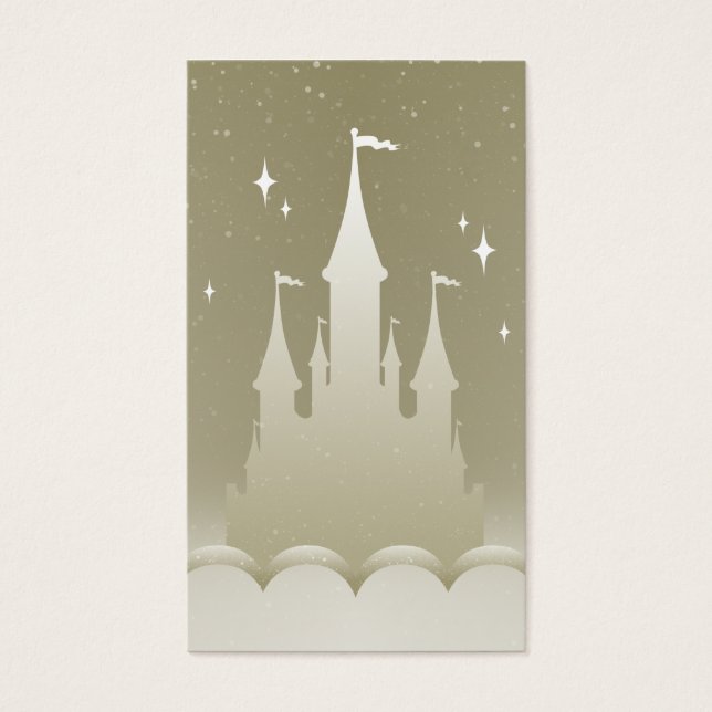 Castillo De Sueño Plateado En El Cielo Starry De L (Frente)