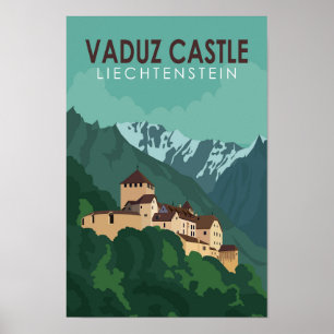 Castillo de Vaduz Liechtenstein Viaje Arte de époc