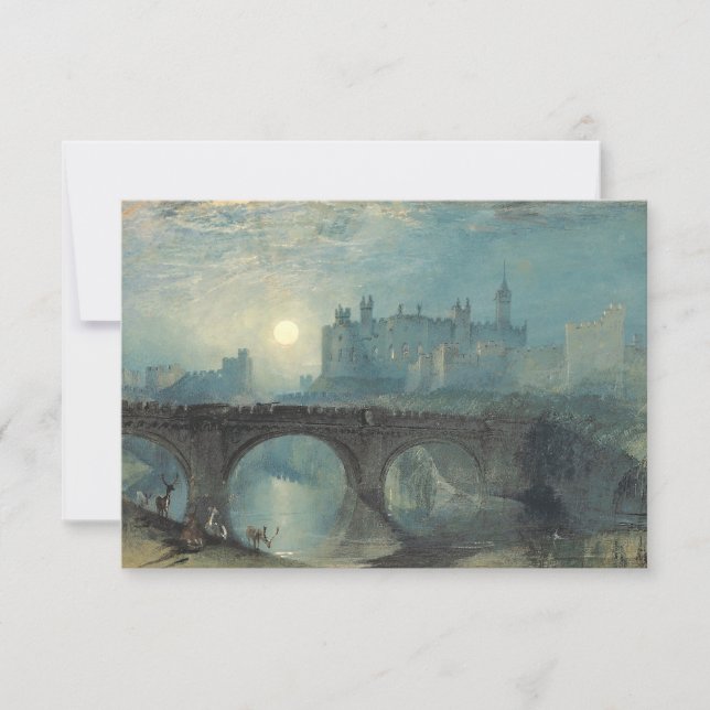 Castillo de William Turner Alnwick (Anverso)