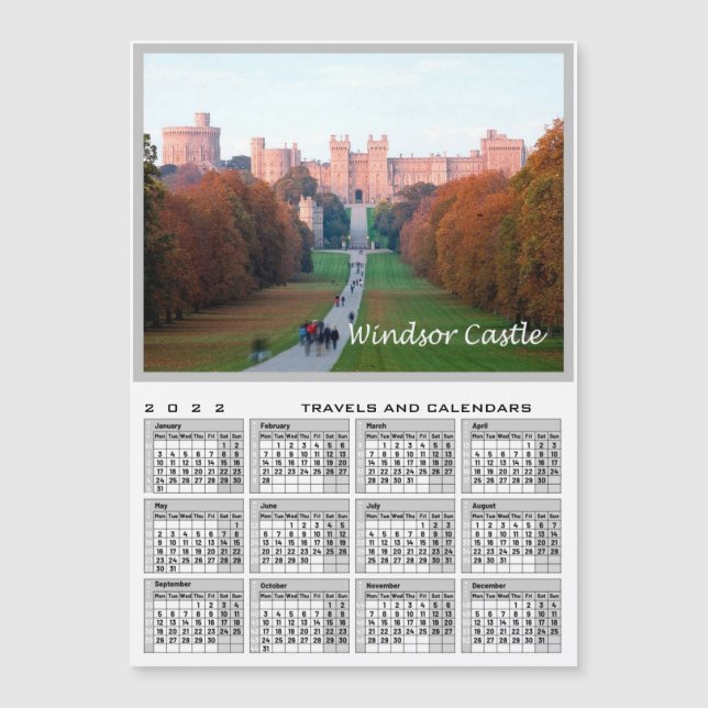 Castillo de Windsor - Inglaterra - (Anverso)