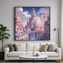 Castillo del Reino de Cristal - Estilo de arte de