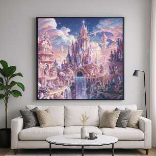 Castillo del Reino de Cristal - Estilo de arte de 
