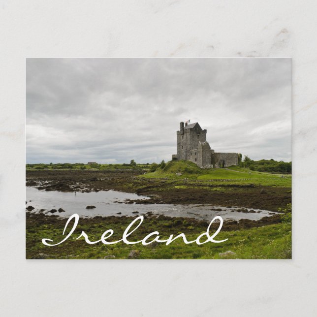 Castillo Dunguaire, postal de Irlanda (Anverso)