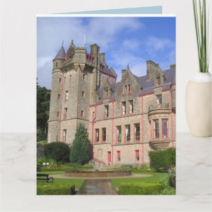 CASTILLO EN BELFAST IRELAND BIRTHDAY Tarjeta de fe