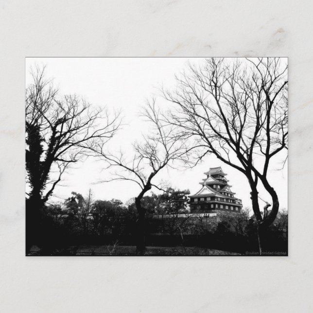 "Castillo En Hiroshima" Postales De Arte De JTG (Anverso)