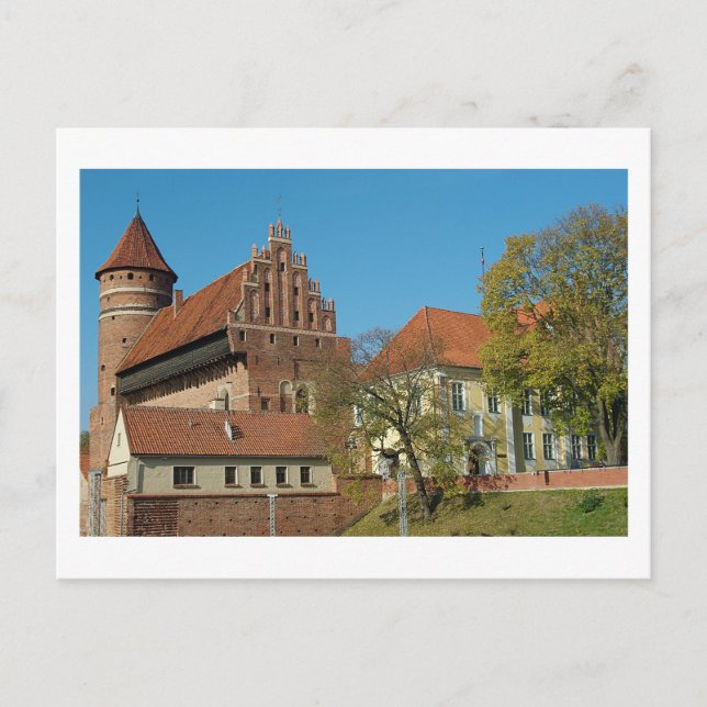 Castillo III de Olsztyn Mdieval - postal (Anverso)