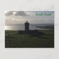 Castillo Irlandés En La Postales Costera