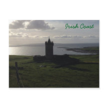 Castillo Irlandés En La Postales Costera