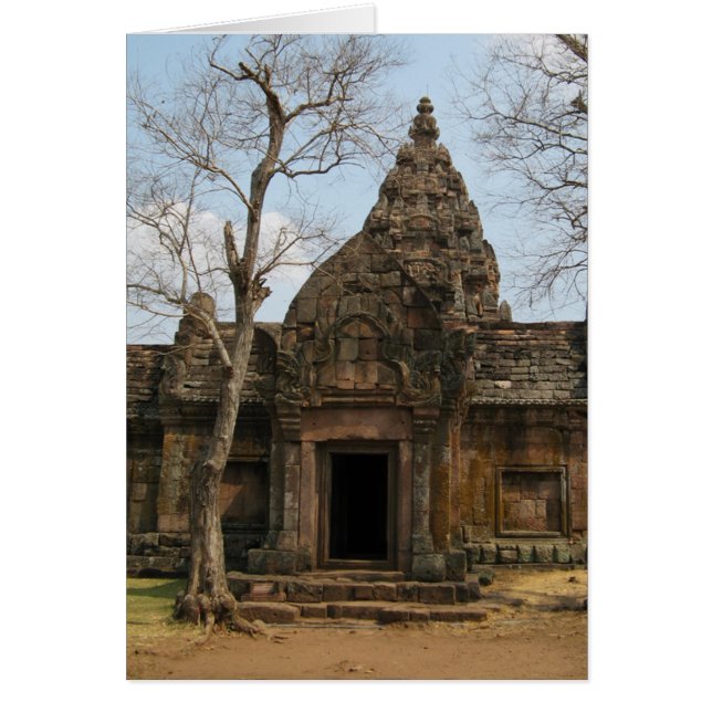 Castillo Jemer... Tarjeta Buriram, Isaan, Tailandi (Frente)