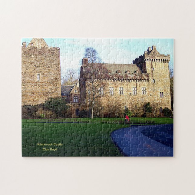 Castillo Kilmarnock - Boyd Clan Jigsaw Puzzle (Horizontal)