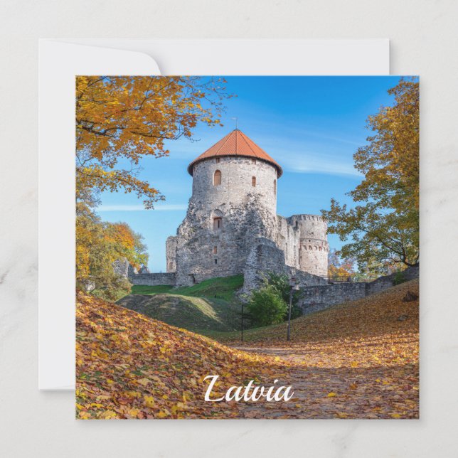 Castillo medieval rodeado de bosques (Anverso)