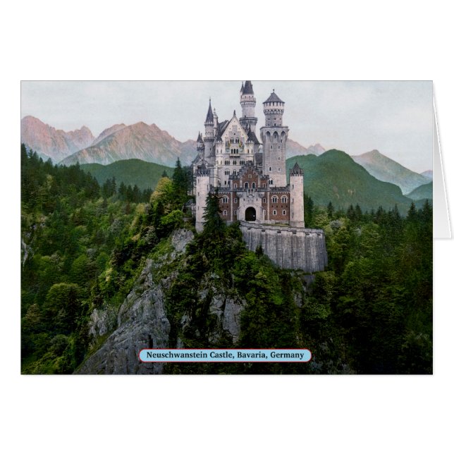 Castillo Neuschwanstein, Baviera, Alemania (Anverso (Horizontal))