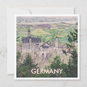 Castillo Retro Neuschwanstein en Alemania