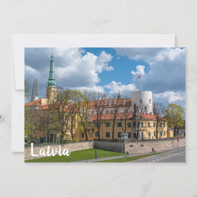 Castillo Riga en Riga, Letonia (Anverso)