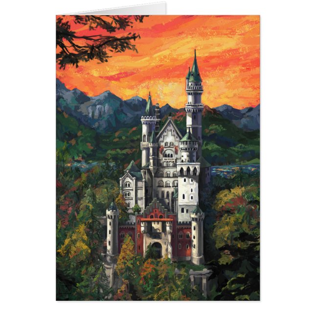 Castillo Schloss Neuschwanstein (Frente)