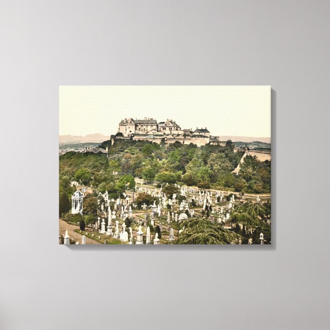 Castillo Stirling, Stirling, huella de lienzo en E (Anverso)