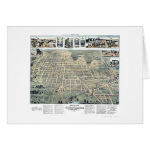 Castillo verde, EN el mapa panorámico - 1886