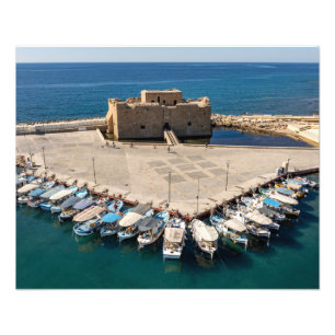 Castillo y puerto de Paphos - foto original