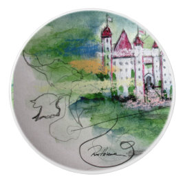 Castillos en el cielo . ... ... Tirador de cerámic