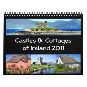 Castillos y cabañas del calendario de Irlanda 2011