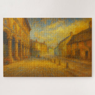 Castle Cary Somerset Calle Mayor Turner Art Puzzle